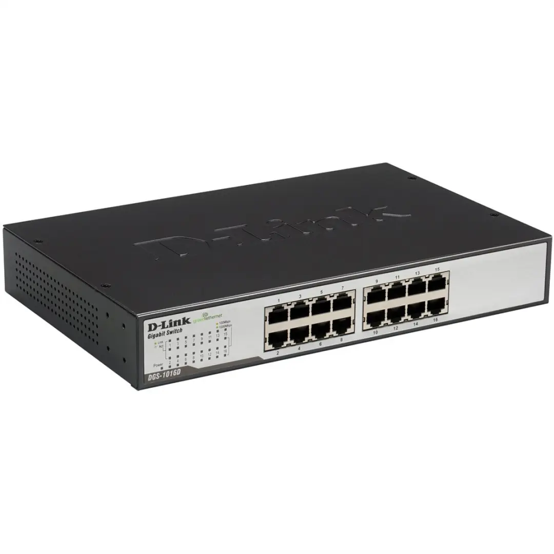 D-Link DGS-1016D/E Netwerkswitch 16 Poorten