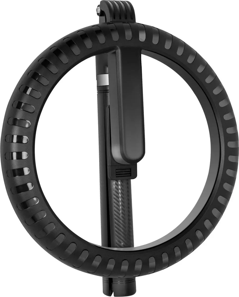 Logilink DM20 Smartphone Ringlicht met Selfie-Stick-Stativ - 20cm - Zwart