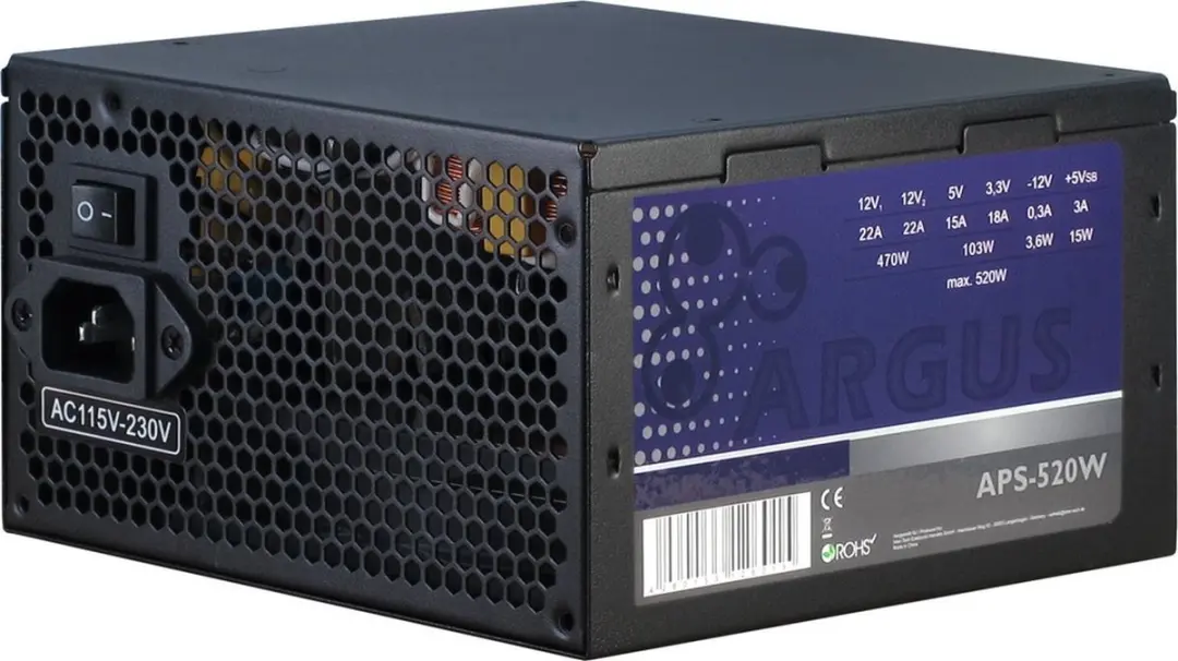 Inter-Tech Argus APS-520W Voeding