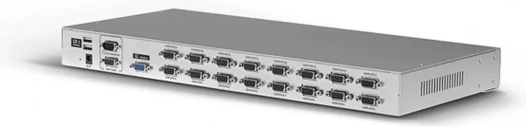 Lindy 39527 KVM-switch - Rackmontage - Zilver