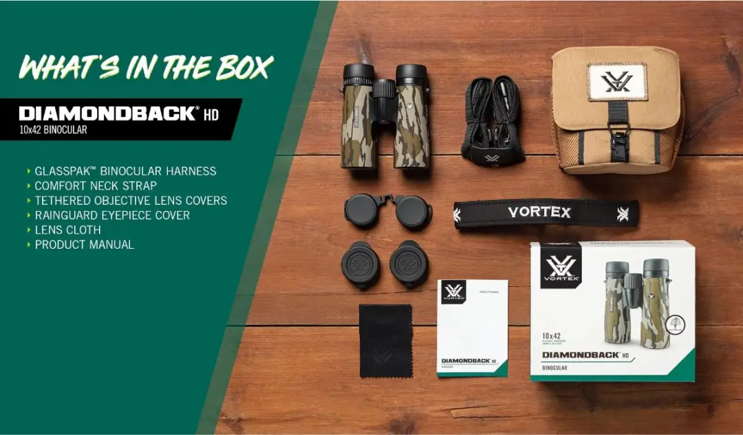 Vortex Diamondback HD 10x42 Verrekijker - Mossy Oak Bottomland - afbeelding 4 van 6