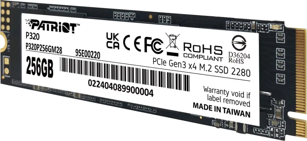 Patriot Viper P320 P320P256GM28 SSD - 256GB M.2 NVMe