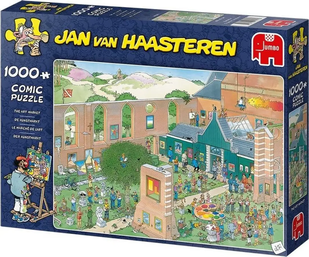 Jumbo Jan van Haasteren De Kunstmarkt Puzzel 1000 Stuks - Multicolor
