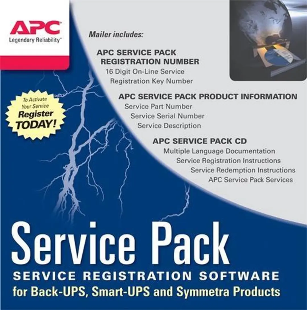 APC BOX Services Service Pack-03 3 Jaar Garantie Upgrade
