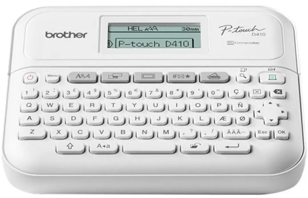 Brother PT-D410 Thermo Transfer Labelprinter - Zwart