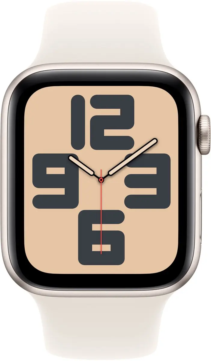 Apple Watch SE 2024 44mm Starlight - Goud