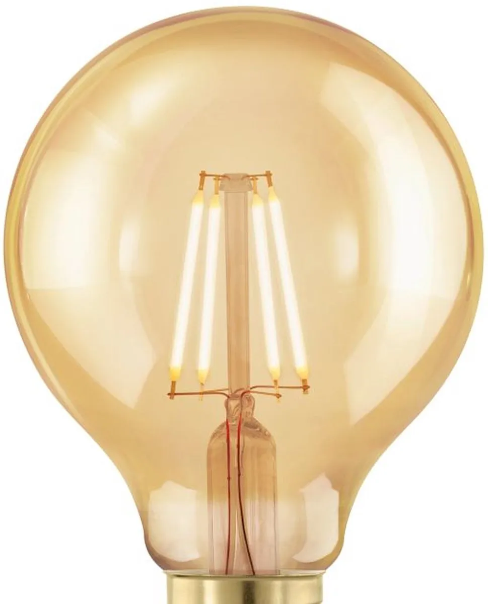 Eglo Golden Age LED Lamp E27 - 4W - Ø8cm - Amber - afbeelding 6 van 6