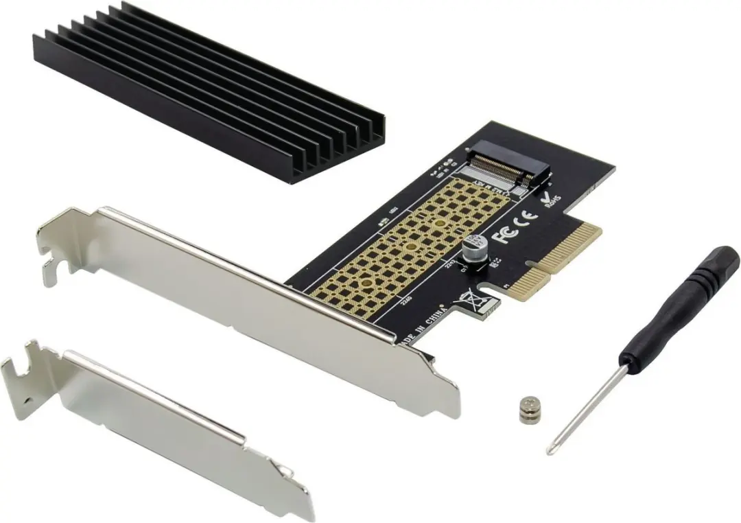 Conceptronic EMRICK M.2-NVMe-SSD-PCIe Adapter - Kleurloos