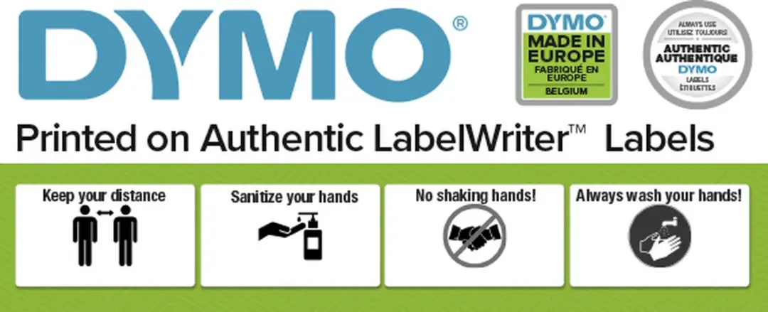 DYMO LabelWriter 2112283 Witte Poly Etiketten - 160 Stuks