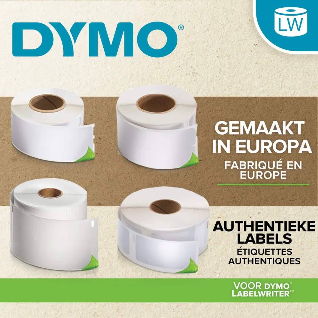 DYMO LabelWriter 2112283 Witte Poly Etiketten - 160 Stuks