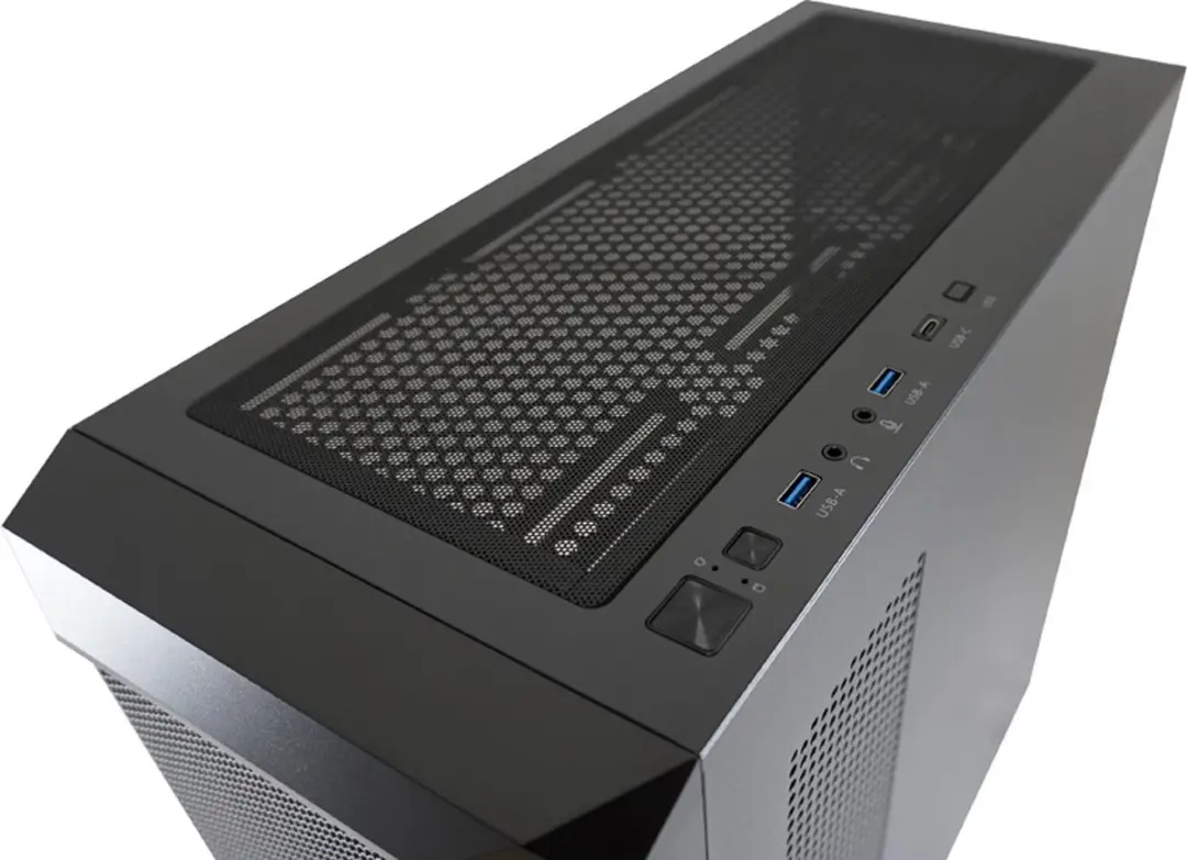LC-POWER Obsession Midi Tower ATX Behuizing - 4 ARGB Ventilatoren - Zwart