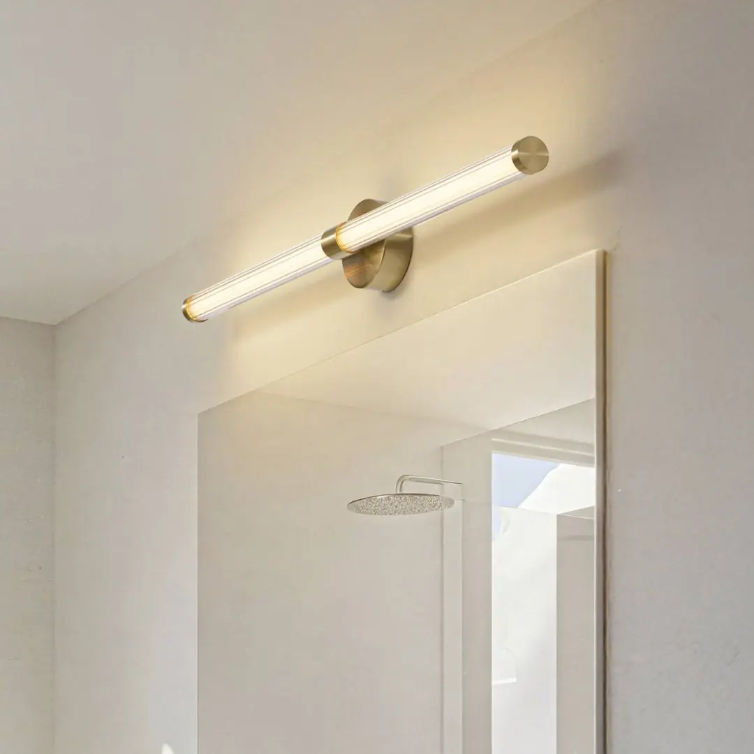 Lucande Wandlamp CCT 1 Licht - Goud/Wit - afbeelding 6 van 6