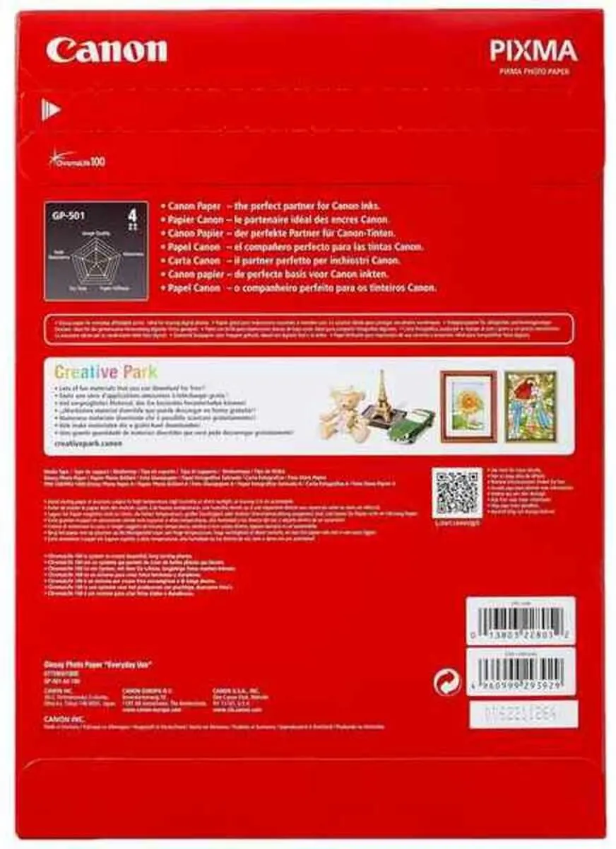 Canon GP-501 Fotopapier A4 200g/m² - 100 Vel