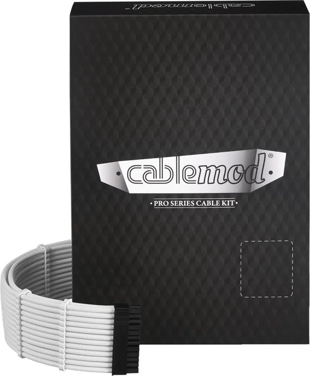 CableMod CM-PCSR-FKIT-NKW-R Kabel-Set, Weiß