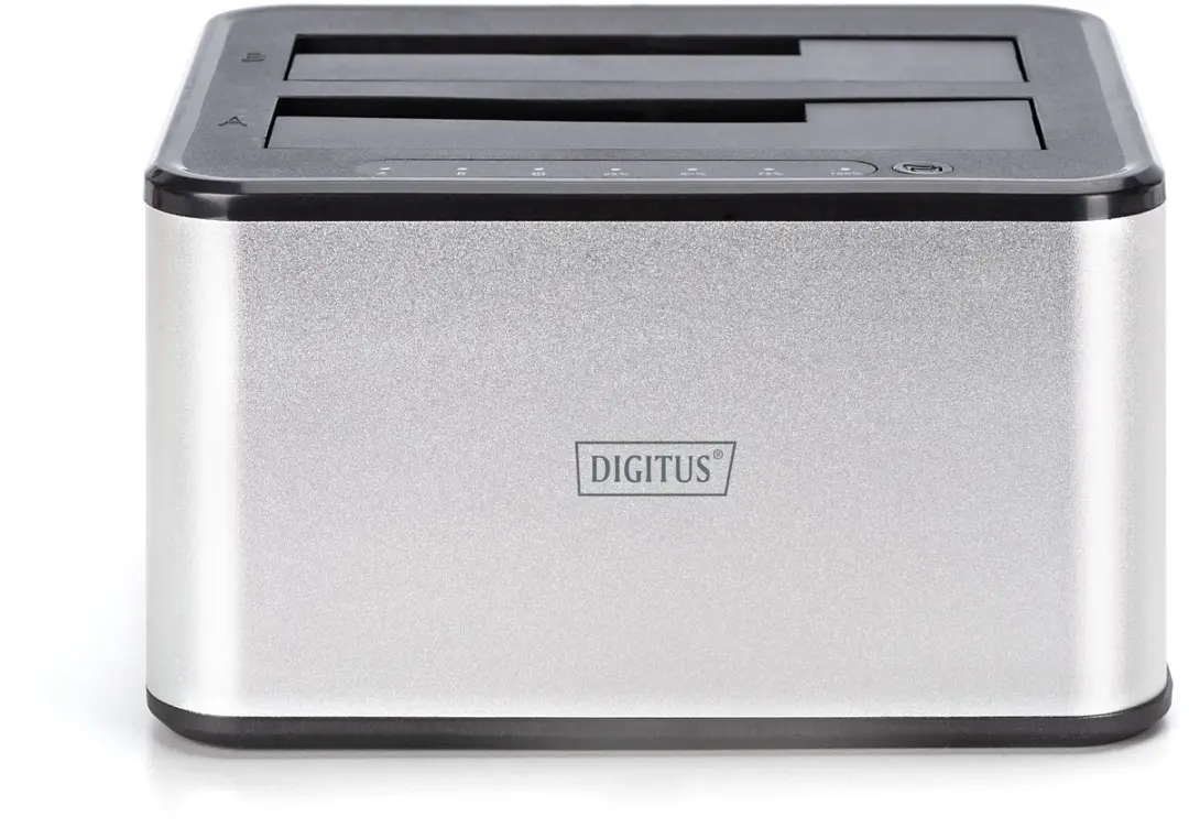 Digitus DA-71540-2 USB-A 3.0 SATA Kopieerstation 2.5" - Kleurloos