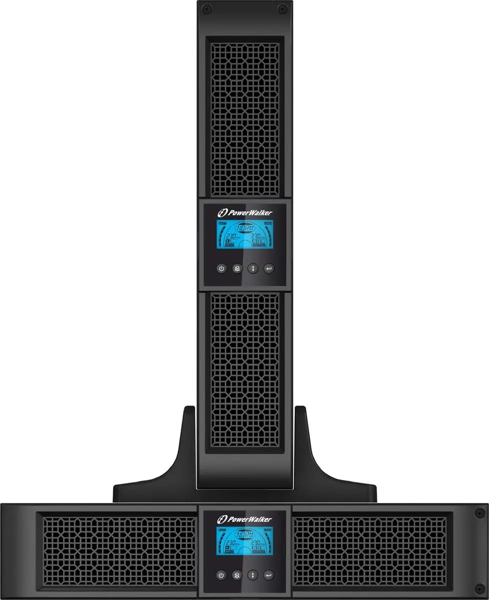 PowerWalker VI 3000RT LCD UPS 2700W - Zwart