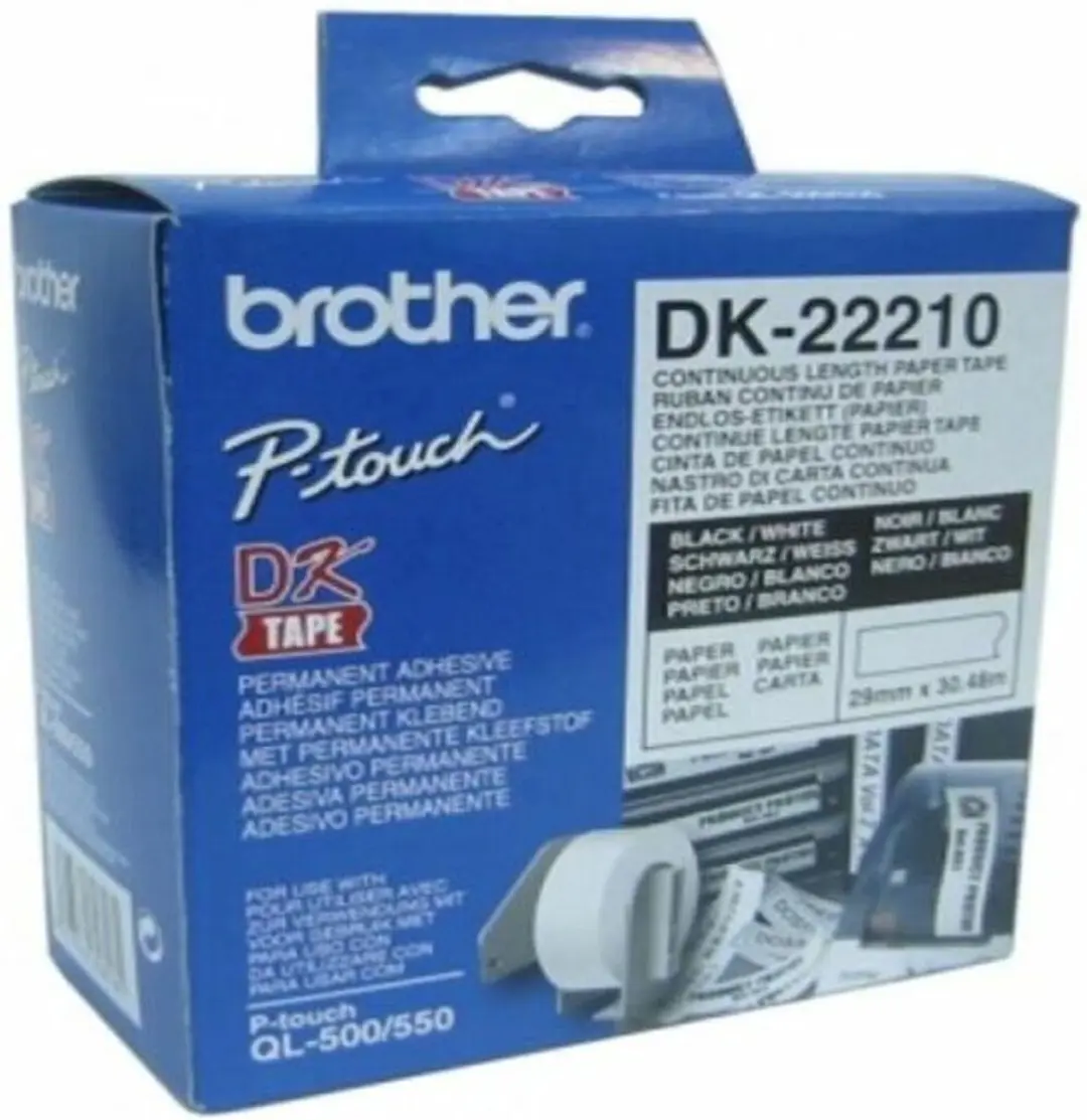 Brother Doorlopende papiertape 29 mm