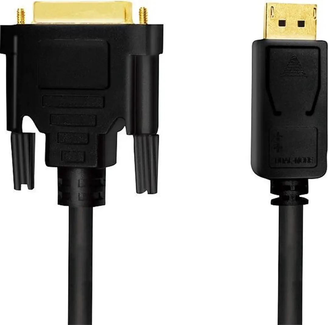 Logilink CV0131 DisplayPort naar DVI Kabel - 2m - Zwart