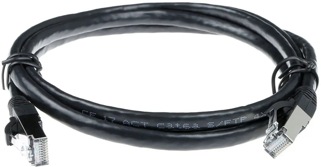 ACT SFTP CAT6A Patchkabel 5m - FB6905 - Zwart