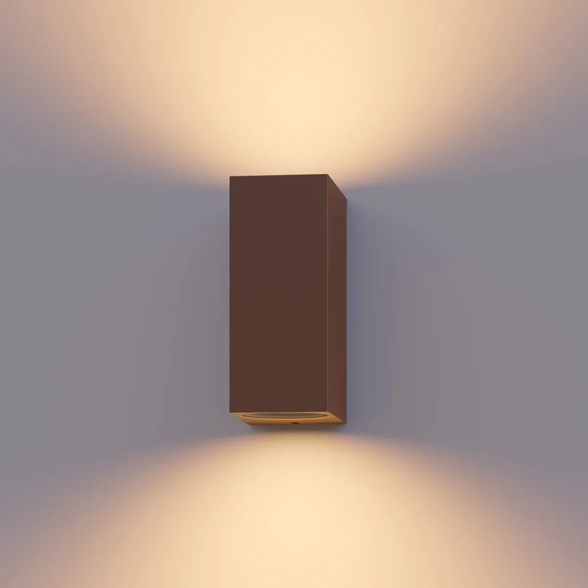 Calex Wandlamp Bergamo 2x GU10 IP54 Roest