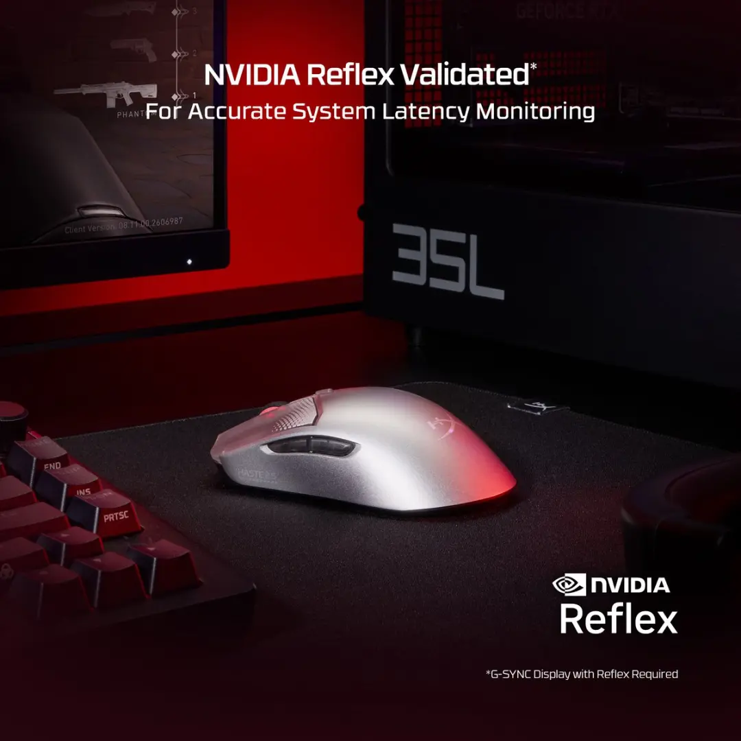 HyperX Pulsefire Haste 2 S Navy Gamingmuis 9B001AA