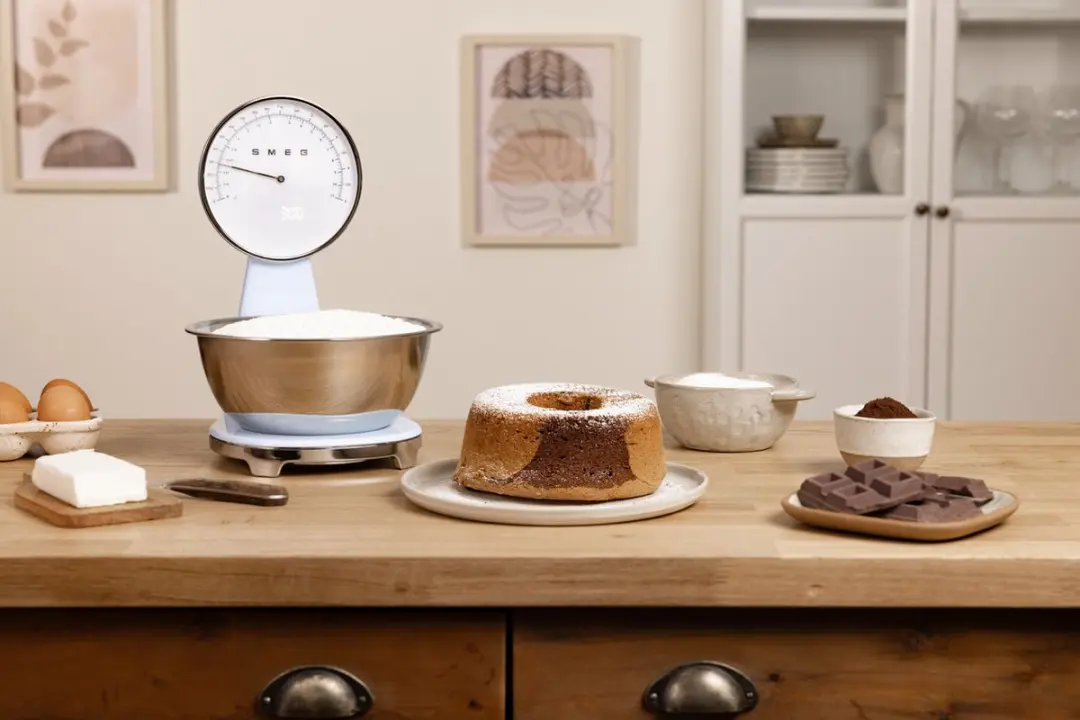 Smeg KSF01PBWW Keukenweegschaal 5kg - Pastelblauw