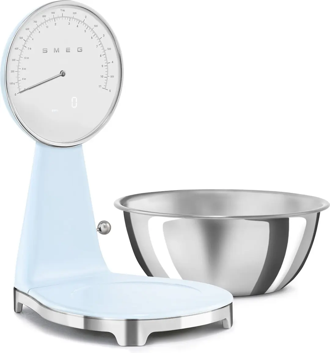 Smeg KSF01PBWW Keukenweegschaal 5kg - Pastelblauw