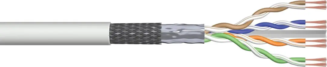 CAT6 SF/UTP Netwerkkabel 100M Grijs - 100% Koper