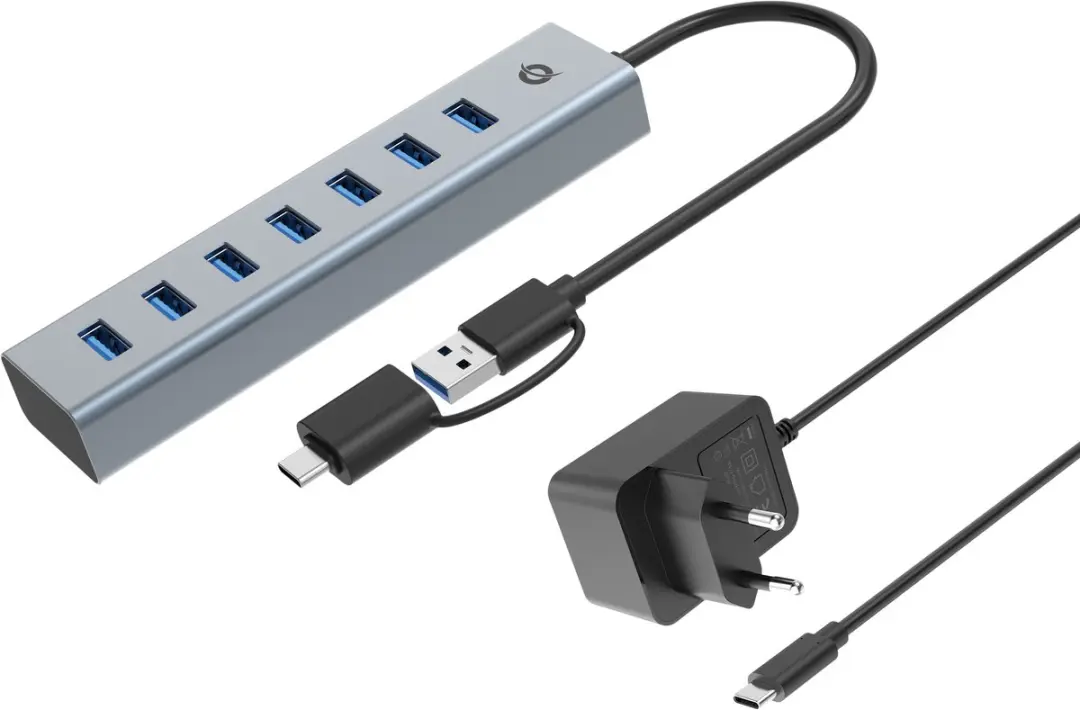 Conceptronic HUBBIES21GP USB 3.2 Hub 5Gbps