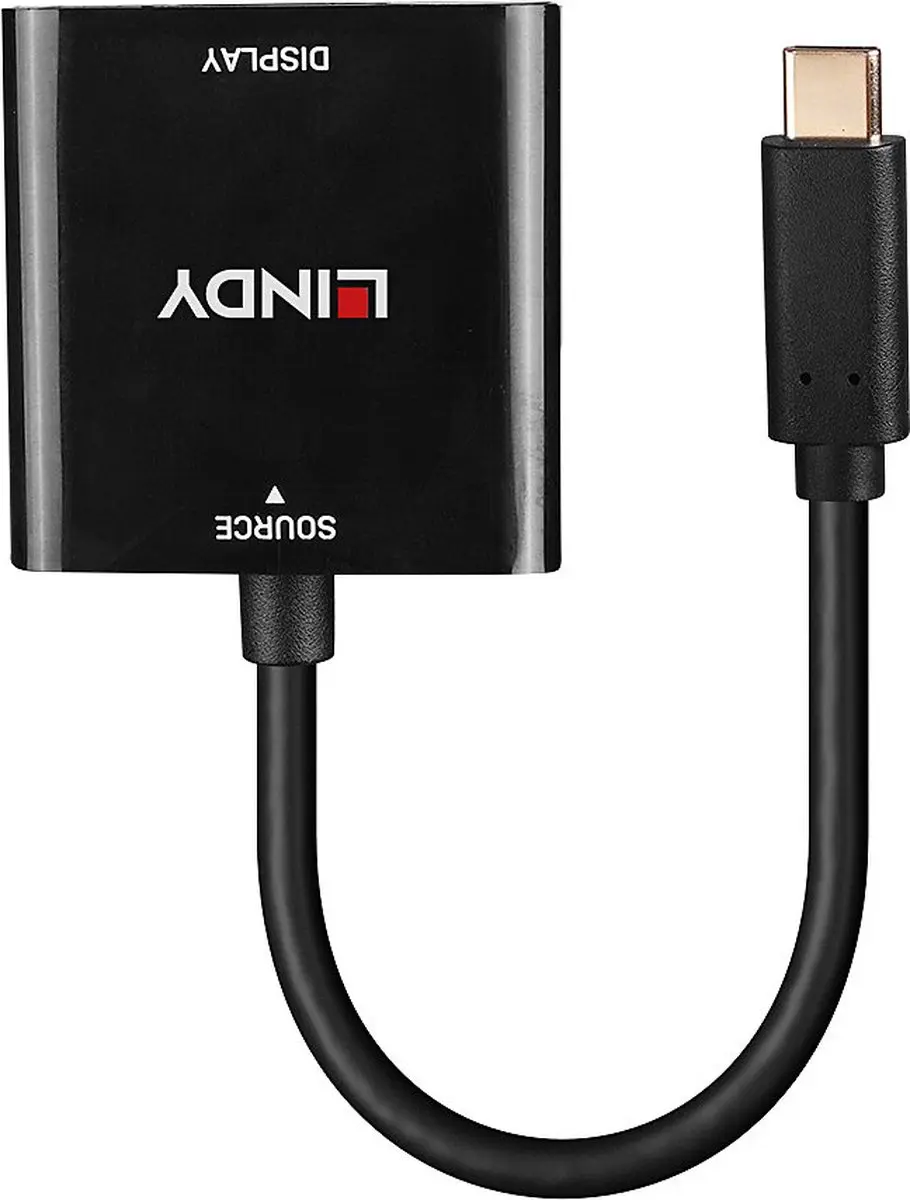 Lindy USB Adapter 43269 - 21cm - Zwart