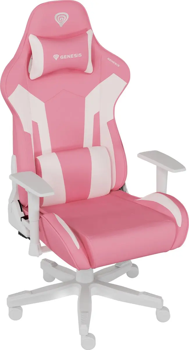 Gaming Chair Genesis Nitro 710 - Roze/Wit - afbeelding 6 van 6
