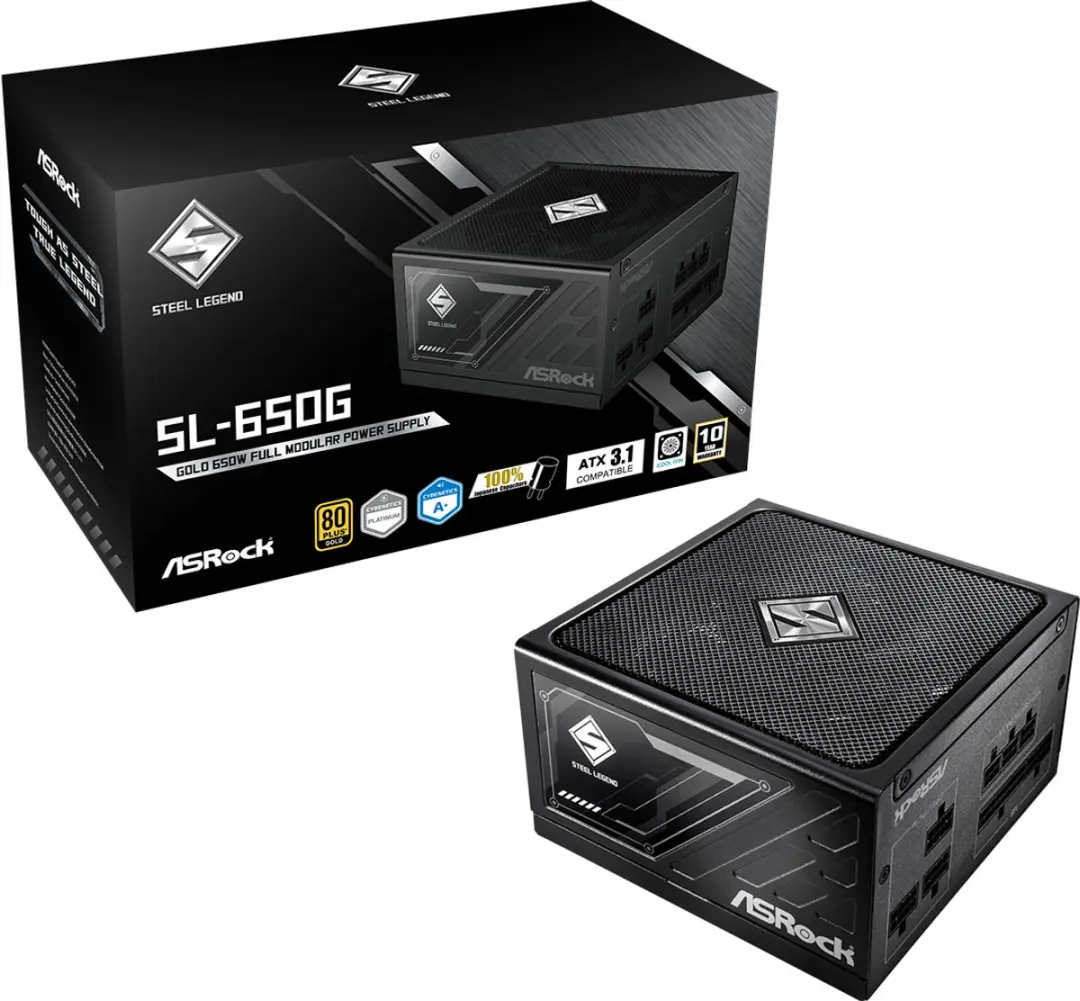ASRock STEEL LEGEND 650W Voeding