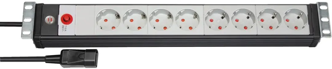Brennenstuhl Premium-Line 19" Contactdoosstrip 8-voudig