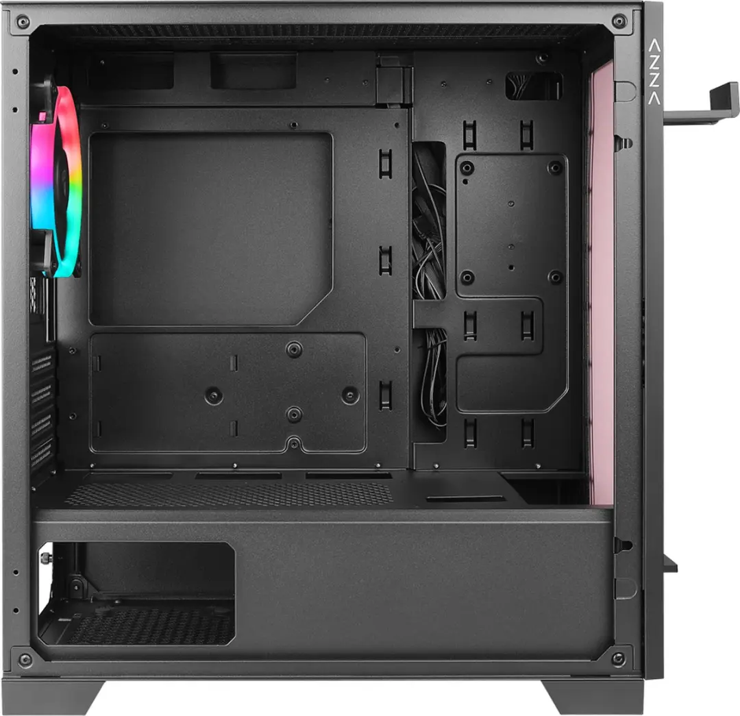 Azza Elise Tower - 4x 2.5" + 2x 3.5" - Zwart