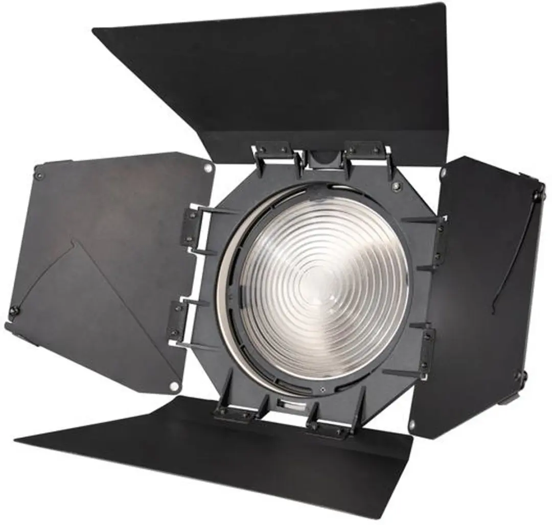 Nanlite NL-FL20G Fresnel Lens met Barndoors - Zwart/Wit