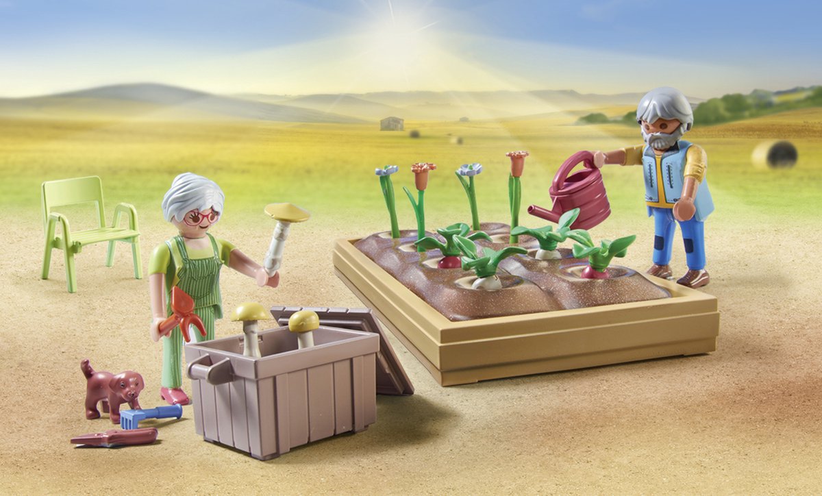 PLAYMOBIL Country Idyllische moestuin bij de grootouders - 71443