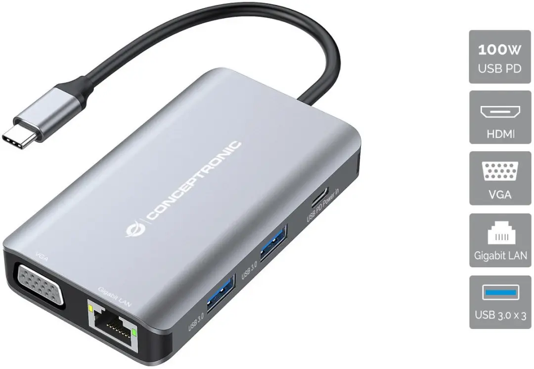 Conceptronic DONN21G Dockingstation