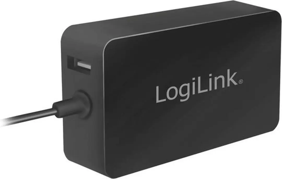 Logilink PA0197 Laad- en Managementsysteem - Laptop - 1 Output - Zwart