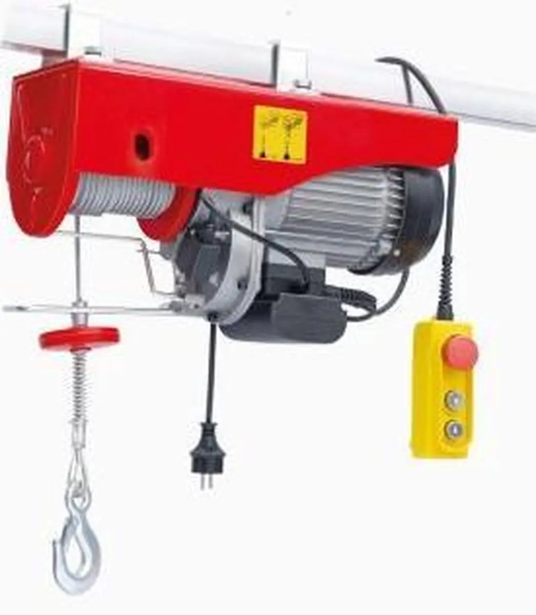 Airpress Elektrische Takel 300-600 Kg - Zilver/Rood/Zwart/Geel - afbeelding 6 van 6
