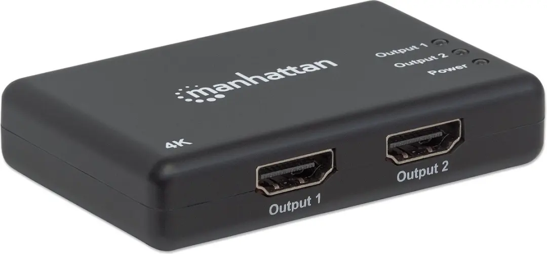 Manhattan 207669 HDMI-splitter 4K - Zwart - afbeelding 6 van 6