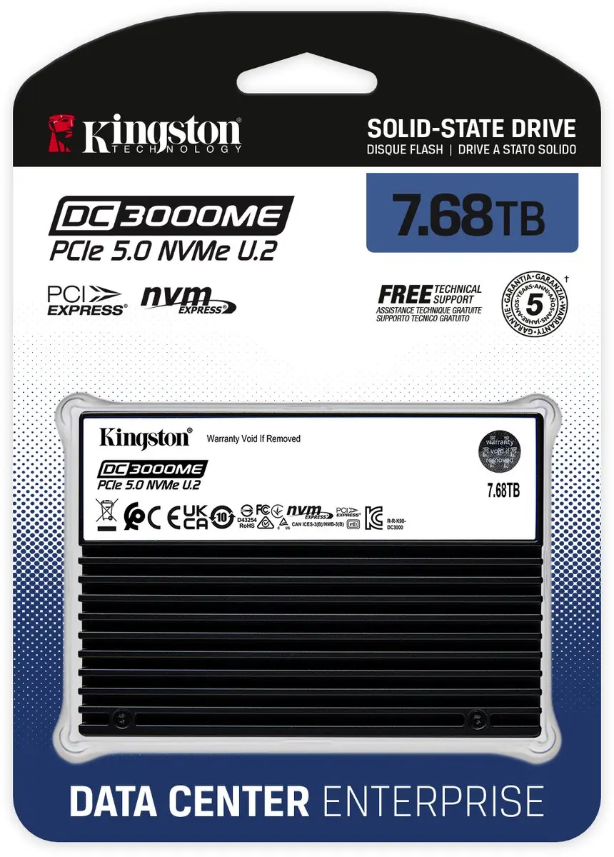 Kingston DC3000ME SEDC3000ME/7T6 SSD - 7,68TB PCIe 5.0