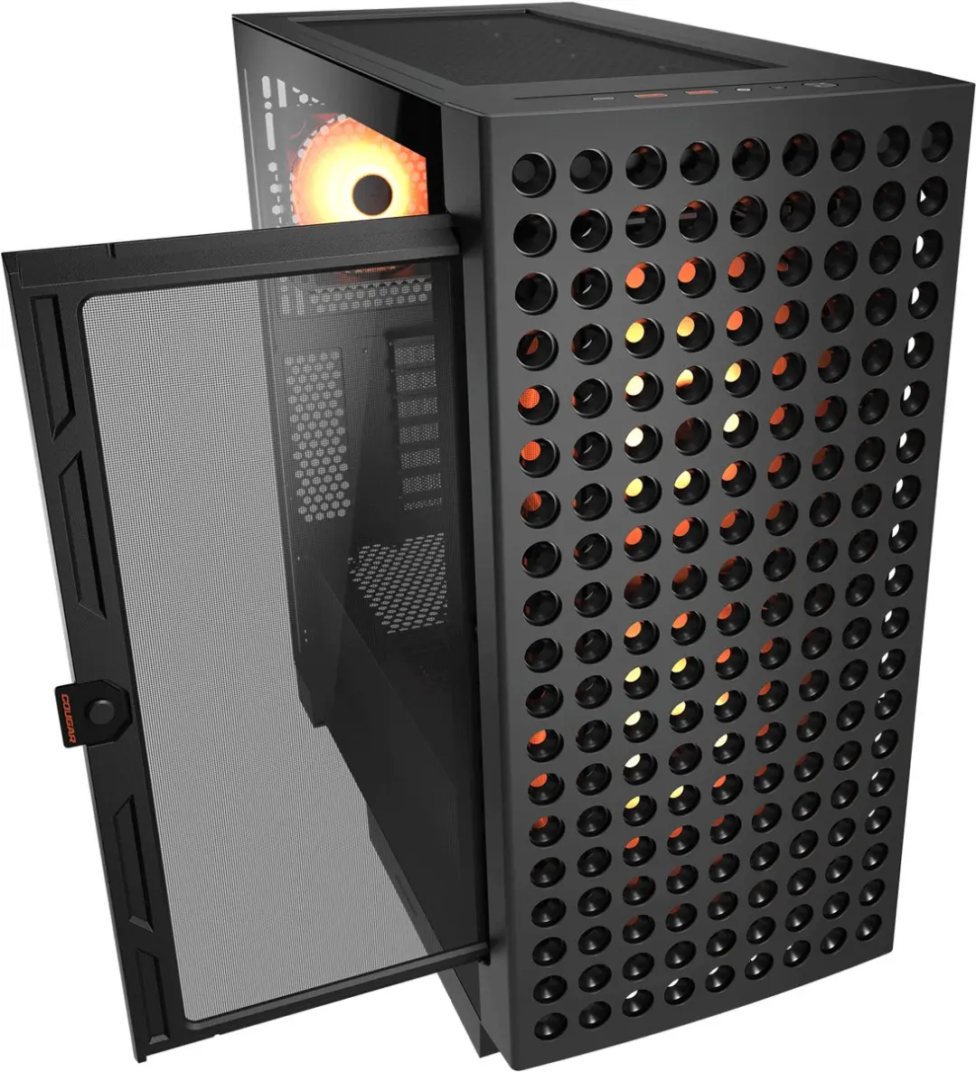 Cougar CGR-5YA2B-RGB Midi Tower - Zwart