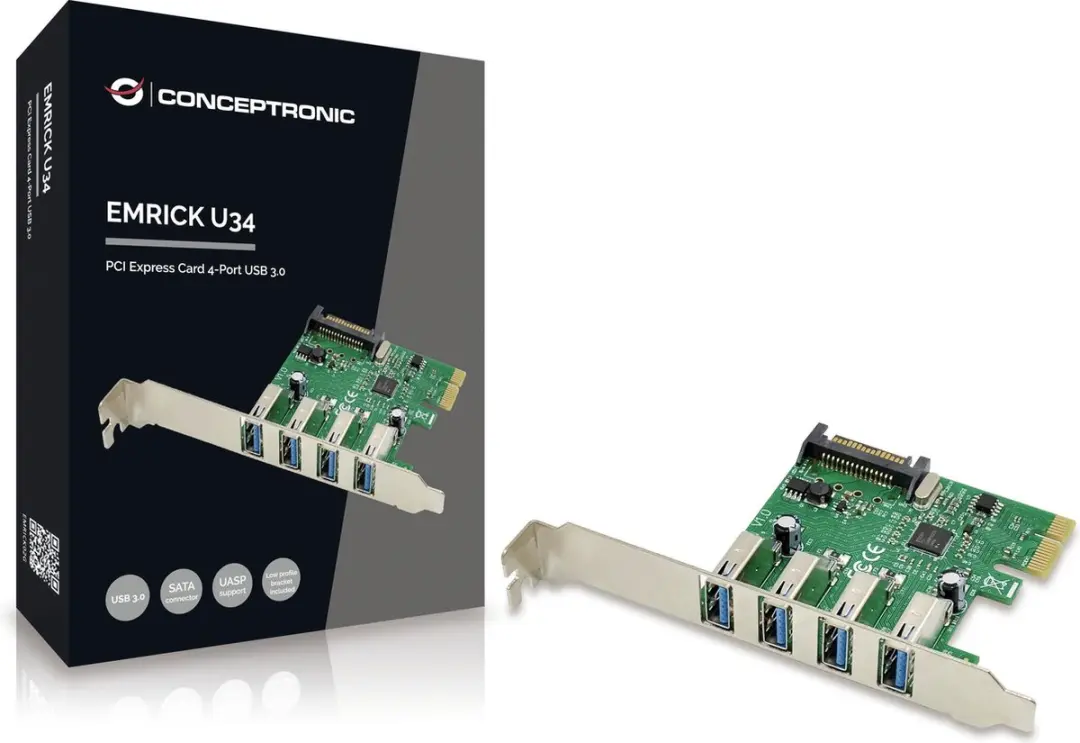 Conceptronic EMRICK02G VL805 PCI-kaart