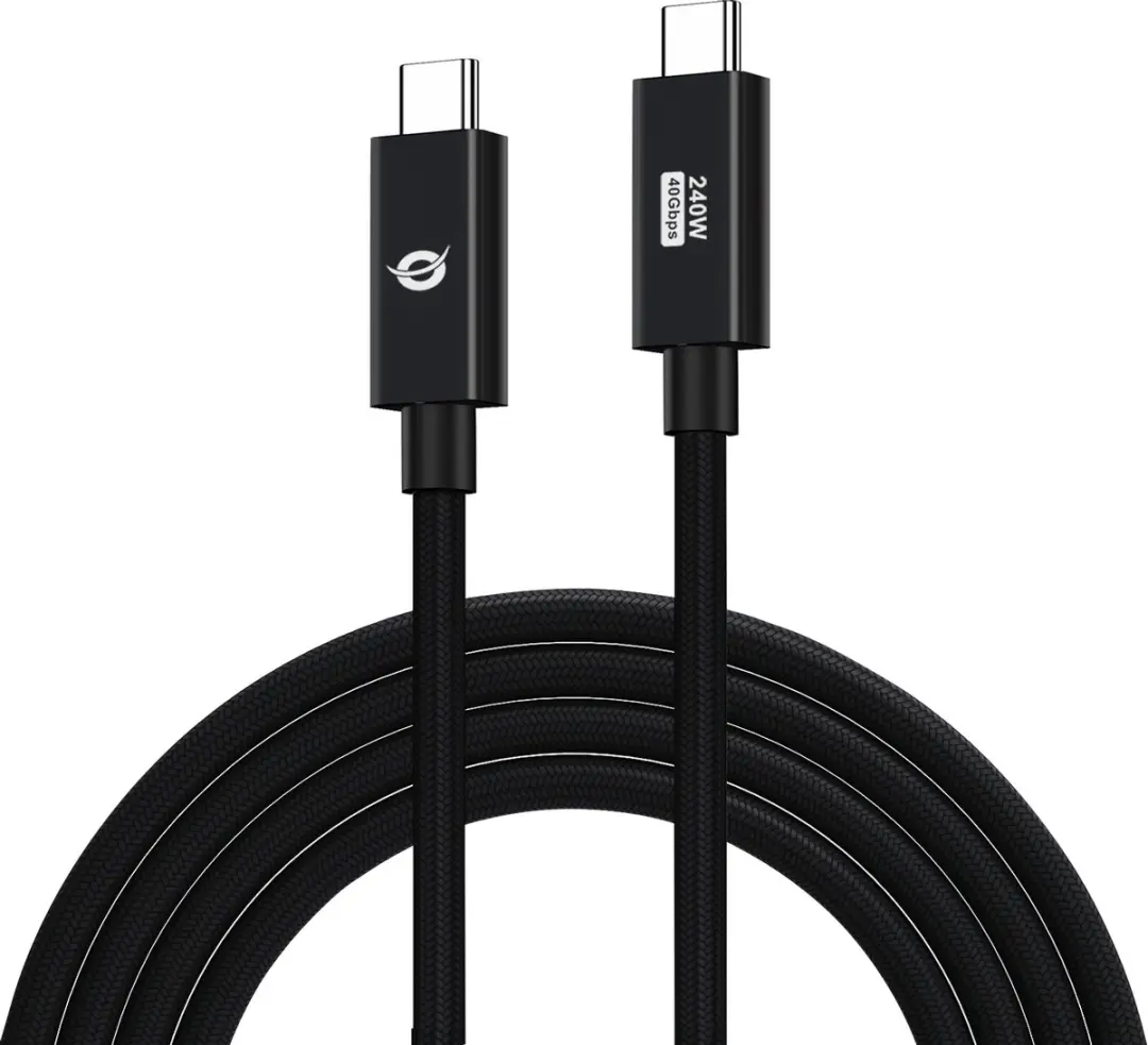 Conceptronic ETTA04B20 USB4 Gen 3x2 Kabel 2m - Zwart