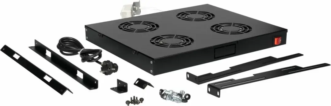 Equip EZF-4-B Rack Koelventilator - Zwart