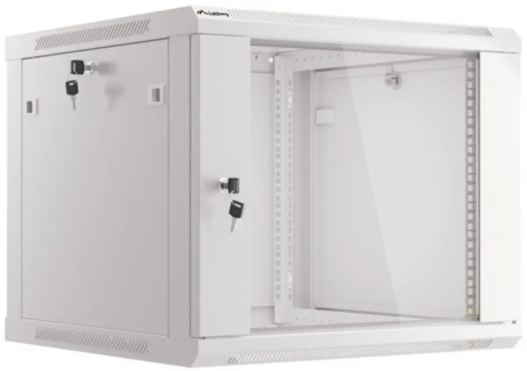 Lanberg 19 Inch Wandrack 9U 600x600mm - Grijs