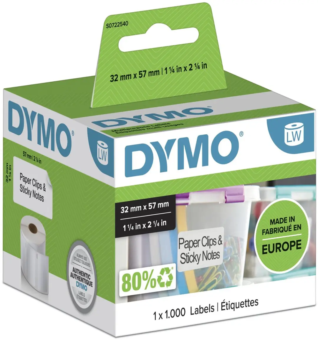 DYMO LabelWriter S0722540 Etiketten