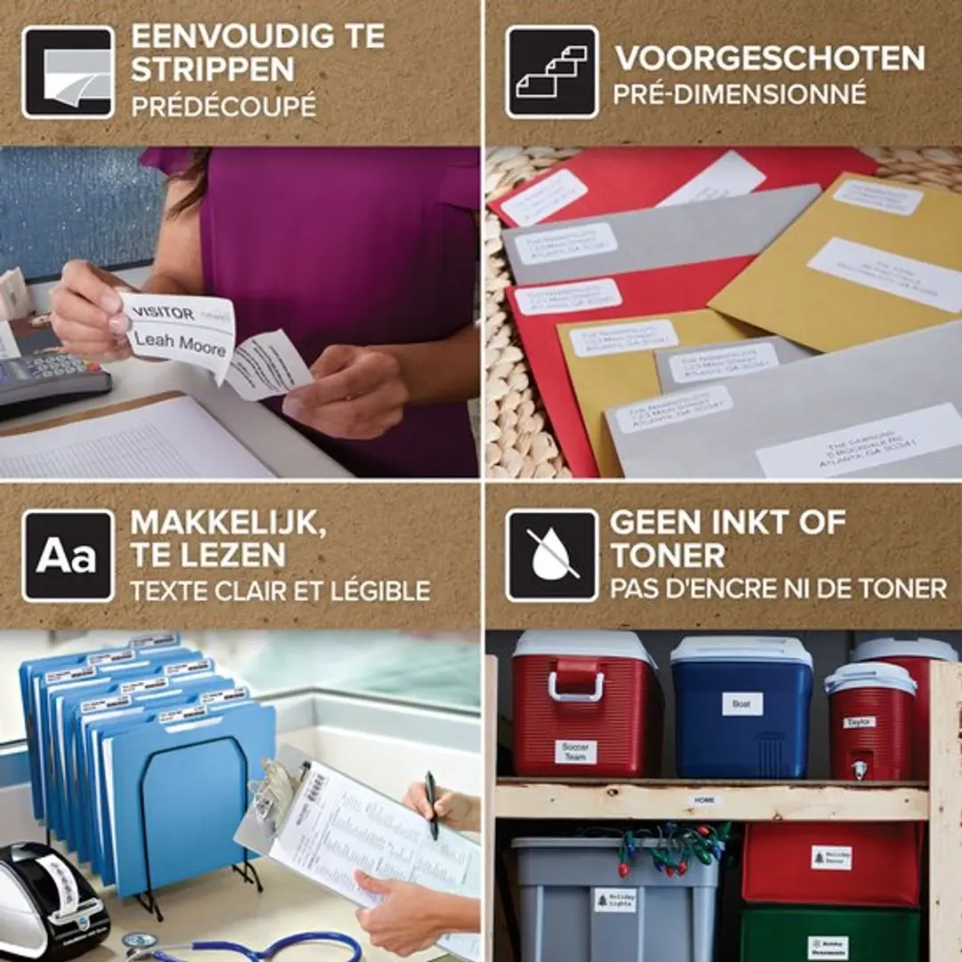 DYMO LabelWriter S0722540 Etiketten - 1000 Stuks Wit