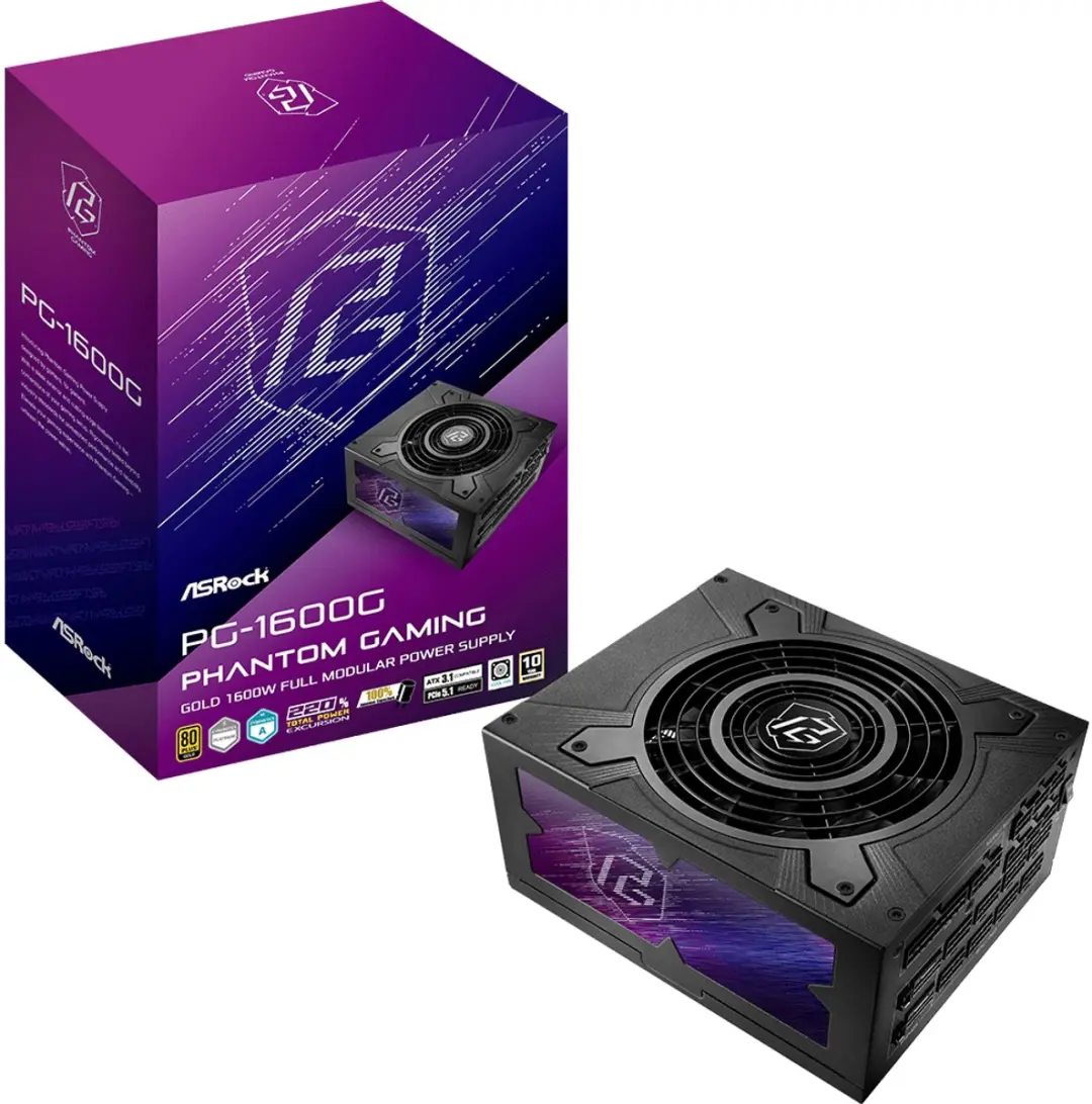 ASRock Phantom Gaming PG-1600G Voeding 1600W