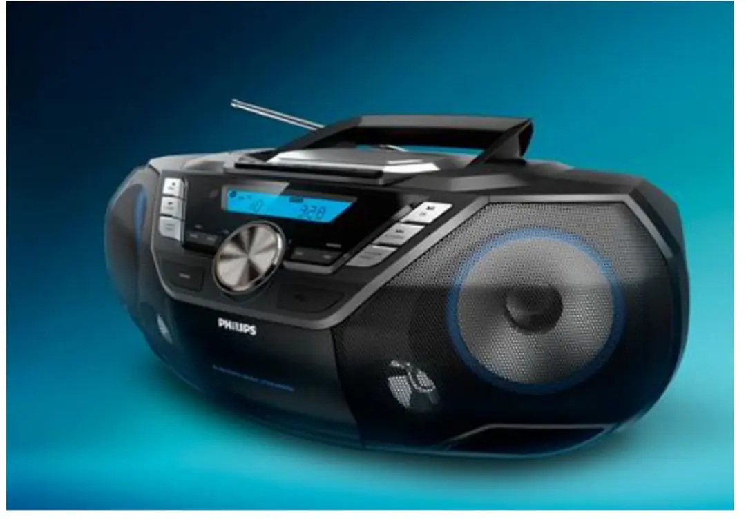 Philips AZB798T Radio/CD-Speler - 12W - Zwart